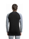 Meatfly Meatfly muška merino majica Carl Charcoal Heather
