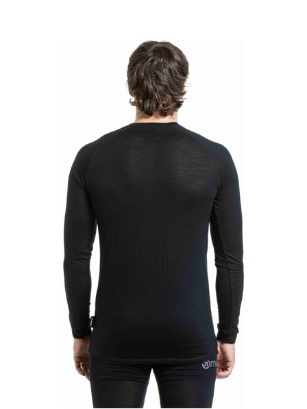 Meatfly Meatfly muška merino majica Bernie Black