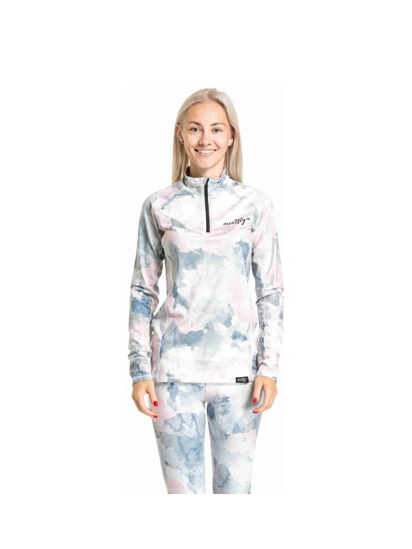 Meatfly Meatfly ženska termo majica Esme Clouds Pink