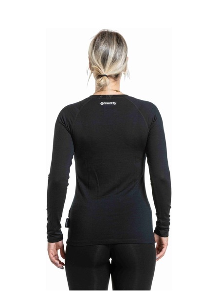 Meatfly Meatfly ženska merino majica Lacey Black
