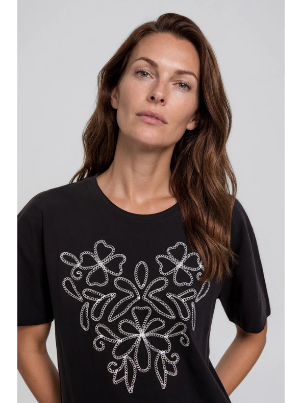 Moodo Bluza s aplikacijom crna Moodo