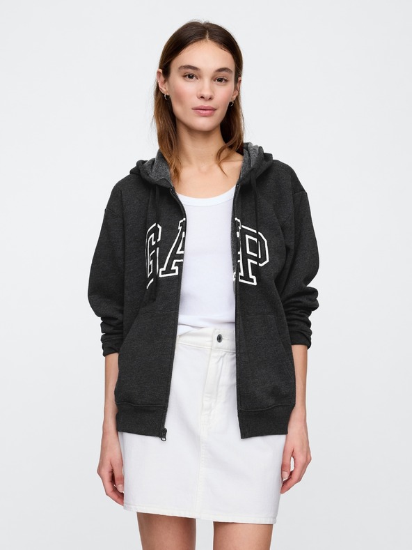 GAP Majica s patentnim zatvaračem i logom Gap