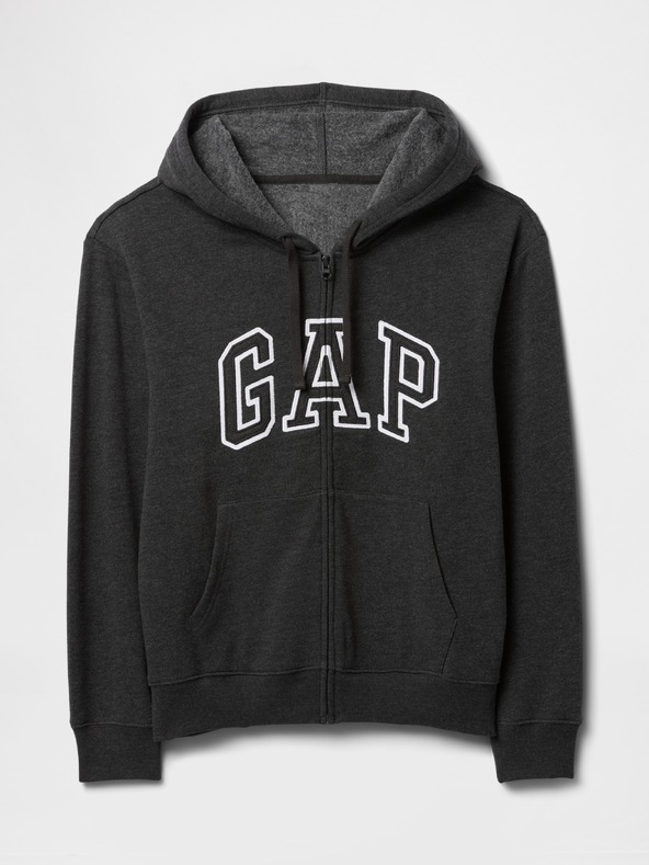 GAP Majica s patentnim zatvaračem i logom Gap