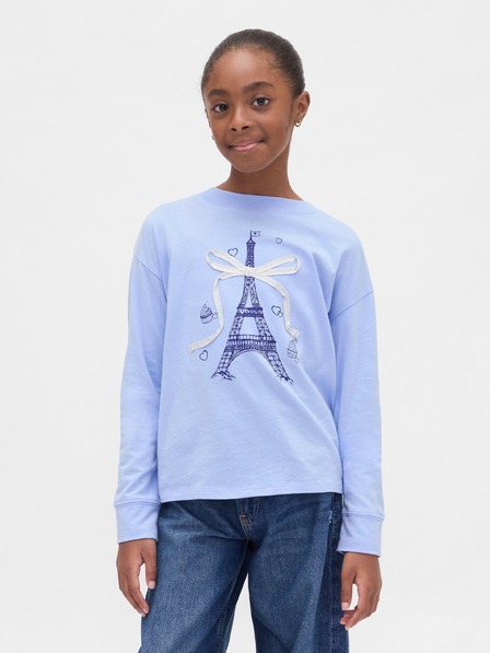 GAP Dječja oversize majica s logom Gap & Disney GAP