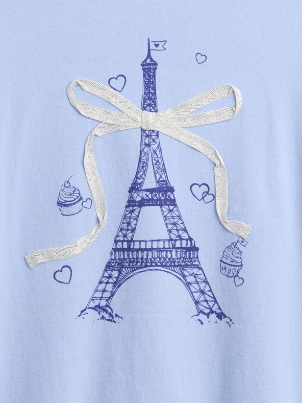 GAP Dječja oversize majica s logom Gap & Disney GAP