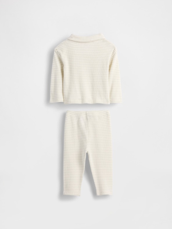GAP Komplet za bebu s vaflastim uzorkom Softspun Brannan Bear GAP