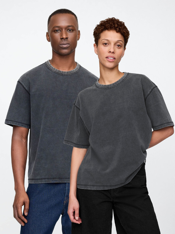 GAP Crop majica Heavyweight Unisex GAP