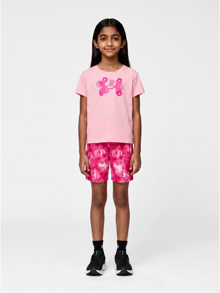 Under Armour Djevojčački set Under Armour UA PRINTED BIKE SHORT SET