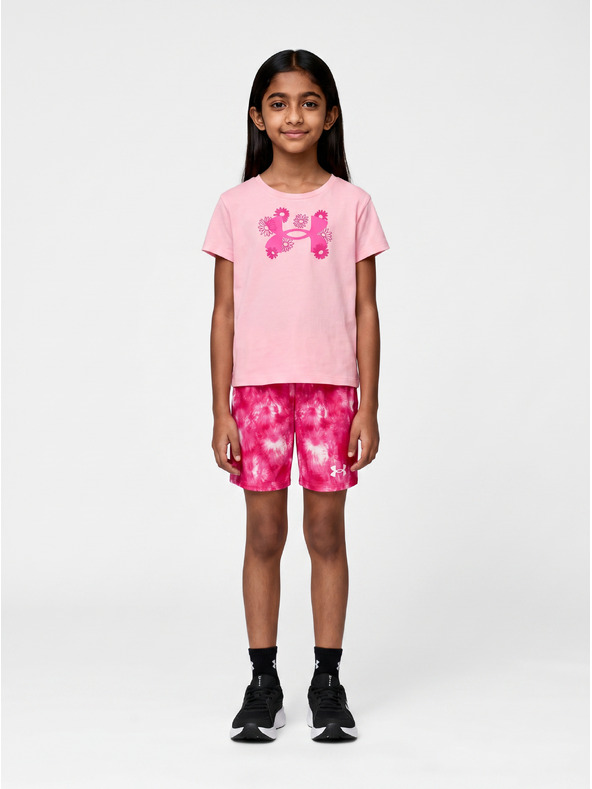 Under Armour Djevojčački set Under Armour UA PRINTED BIKE SHORT SET