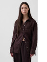 GAP Lanena oversized košulja GAP