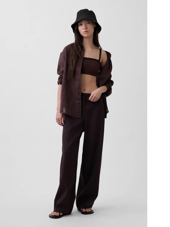 GAP Lanena oversized košulja GAP