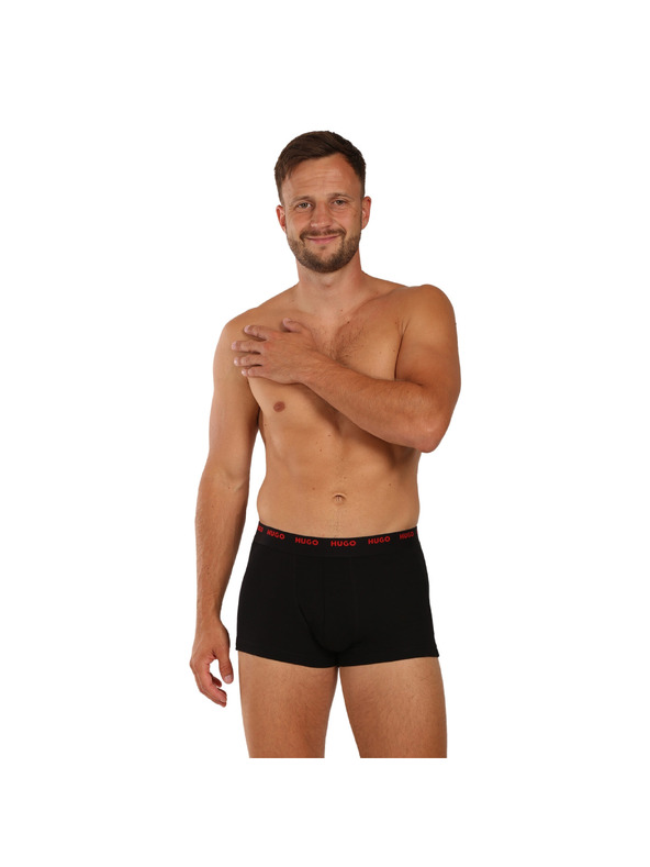 HUGO Set od petero - muške bokserice HUGO crne