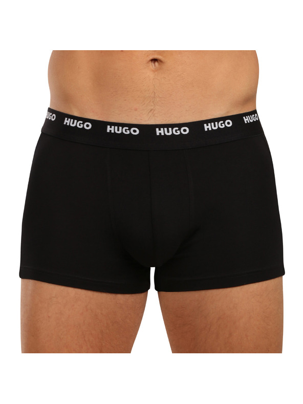 HUGO Set od petero - muške bokserice HUGO crne