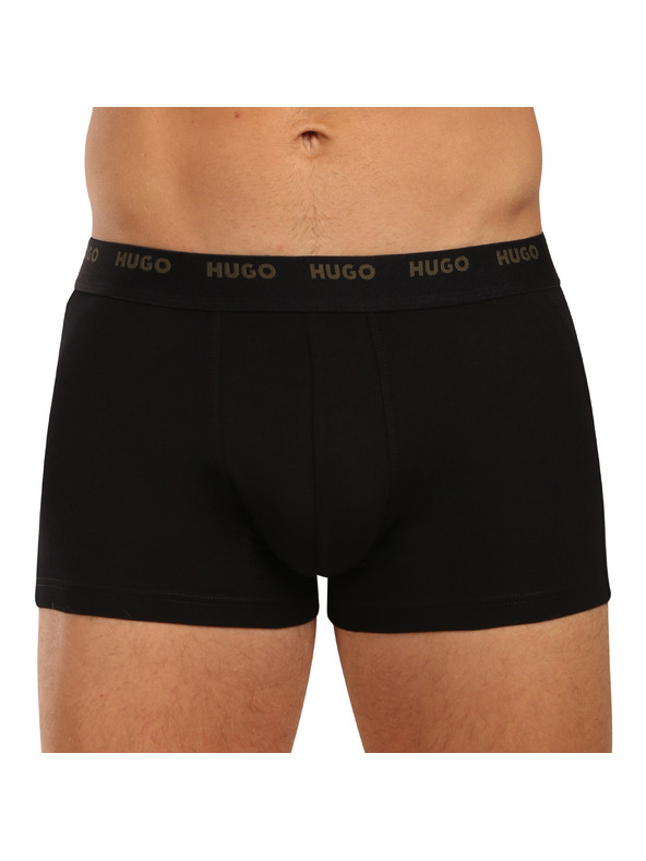 HUGO Set od petero - muške bokserice HUGO crne
