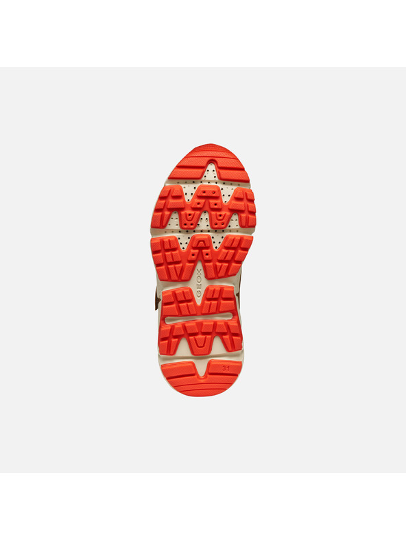 Geox Svijetlo smeđe dječje tenisice Geox Flexyper Plus