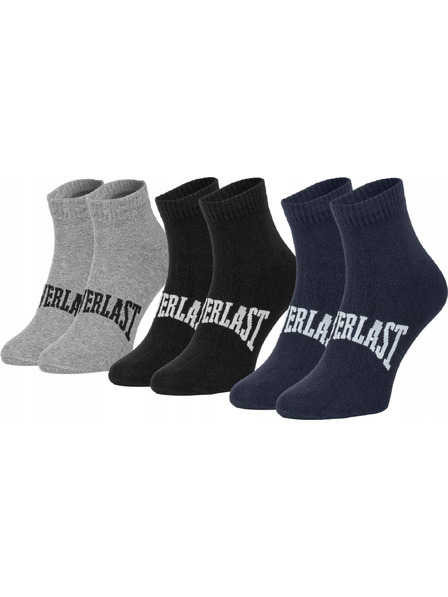 Everlast Komplet od tri - čarape Everlast do gležnja višebojna