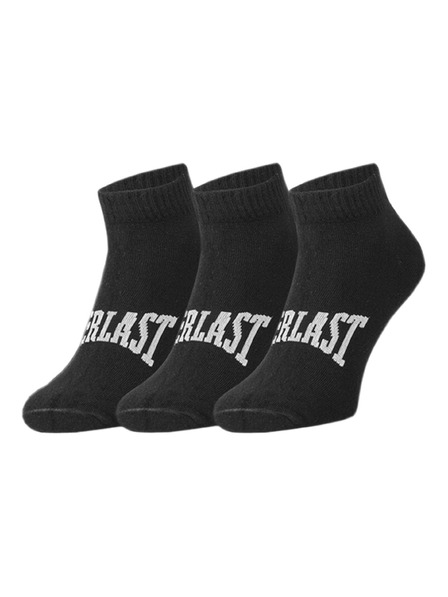 Everlast Komplet od tri - čarape Everlast do gležnja crne