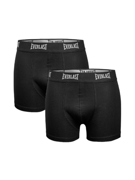 Everlast Komplet od dva - muške bokserice Everlast crne (BM002-black/black)