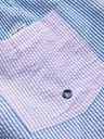 Ombre Clothing Dvobojne muške kupaće gaće od strukturirane materijala – plavo-ljubičaste V2 OM-SRSS-0215 Ombre Clothing