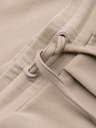 Ombre Clothing Viskozne muške kratke hlače s elastičnom strukom – bež V3 OM-SRCS-0206 Ombre Clothing