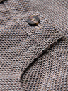 Ombre Clothing Muške strukturirane kratke hlače REGULAR FIT – smeđi melanž V1 OM-SRCS-0189 Ombre Clothing