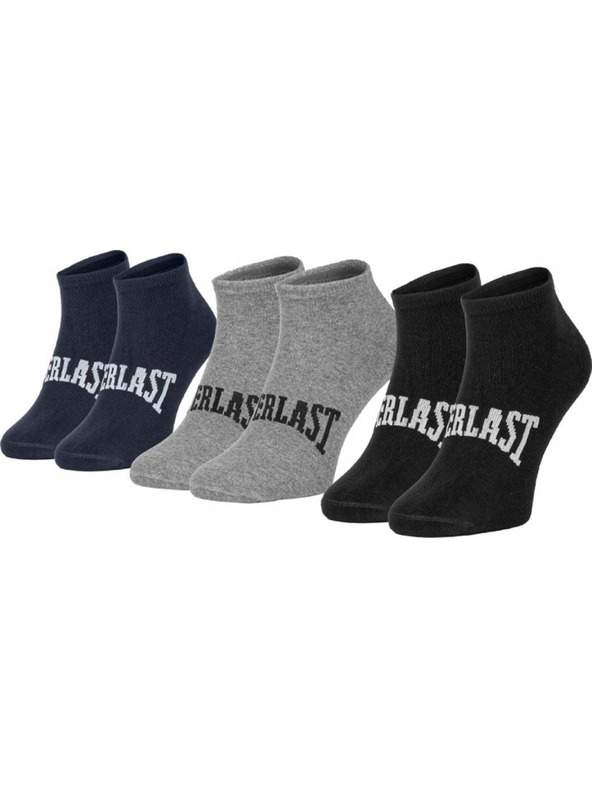 Everlast Komplet od tri - čarape Everlast do gležnja višebojna