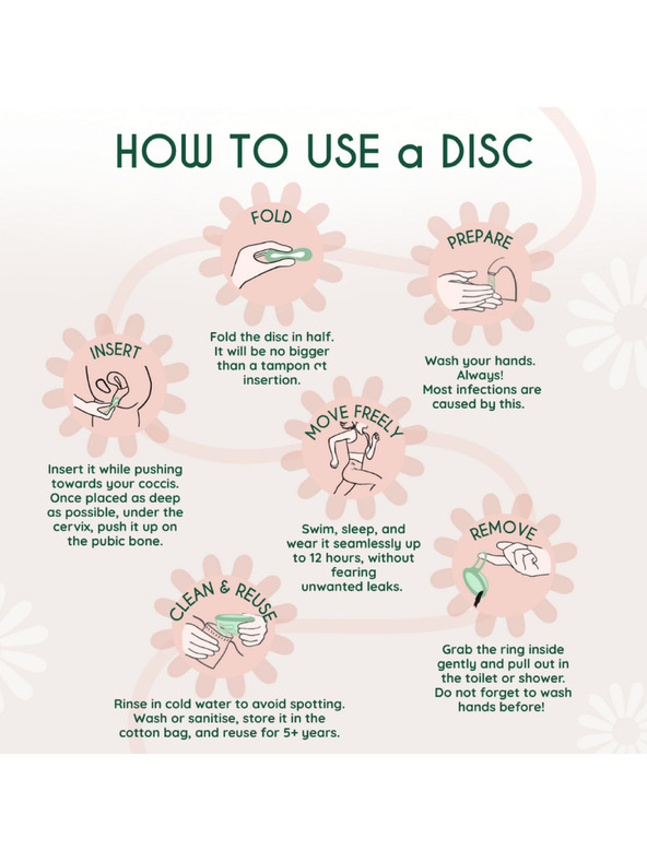 Femi.Eko Menstrualni disk Femi.Eko Universal Hard Powder
