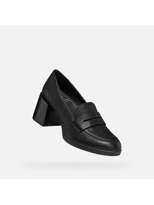 Geox Crna ženska obuća na petu Geox Walk Pleasure 55T