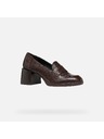 Geox Tamno smeđa ženska obuća na petu Geox Walk Pleasure 55T
