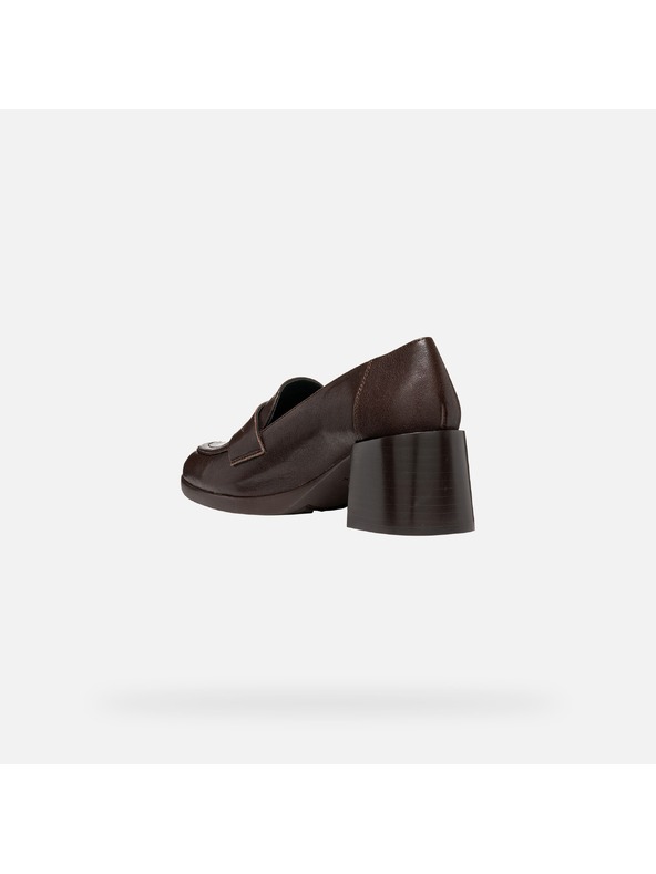 Geox Tamno smeđa ženska obuća na petu Geox Walk Pleasure 55T