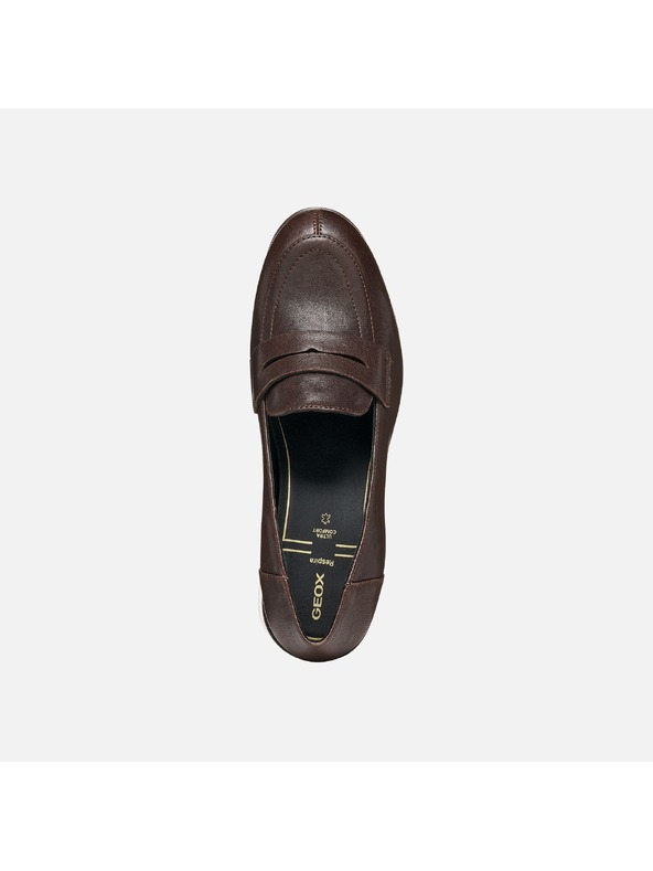Geox Tamno smeđa ženska obuća na petu Geox Walk Pleasure 55T