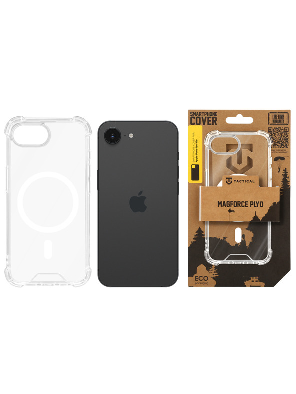 Tactical Tactical MagForce Plyo Zaštitnik za Apple iPhone 16e/17e Transparent
