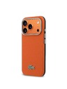 Lacoste Lacoste PVC Petit Pique Semi Wrap MagSafe Stražnji zaštitni poklopac za iPhone 17 Pro Max Orange