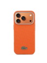 Lacoste Lacoste PVC Petit Pique Semi Wrap MagSafe Stražnji zaštitni poklopac za iPhone 17 Pro Max Orange