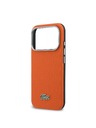 Lacoste Lacoste PVC Petit Pique Semi Wrap MagSafe Stražnji zaštitni poklopac za iPhone 17 Pro Max Orange