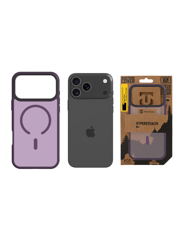 Tactical Tactical MagForce Hyperstealth Zaštitni poklopac za Apple iPhone 17 Pro Max/18 Pro Max Burgundy Smoke