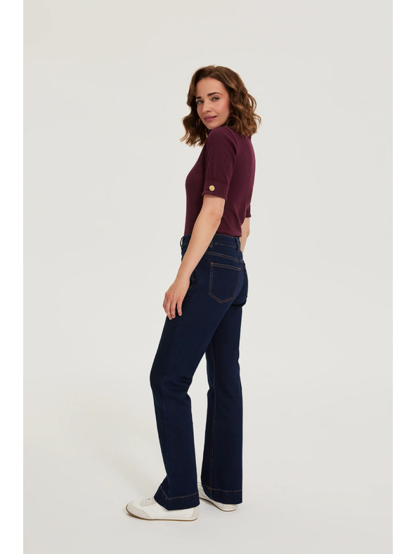 Moodo Bootcut farmerke tamno plave Moodo
