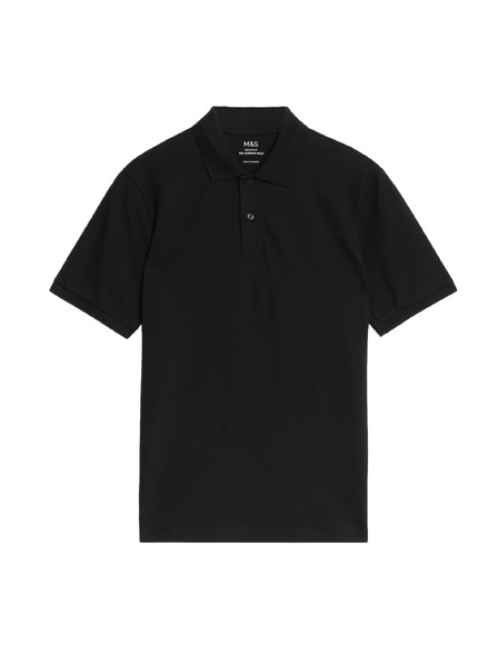 Marks & Spencer Crna muška polo majica Triko