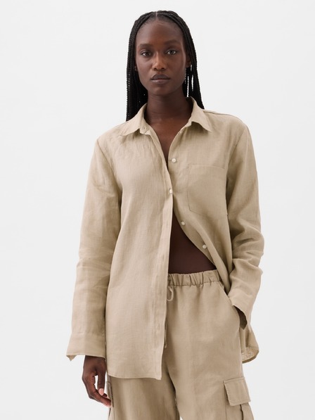 GAP Lnena košulja Boyfriend Shirt GAP
