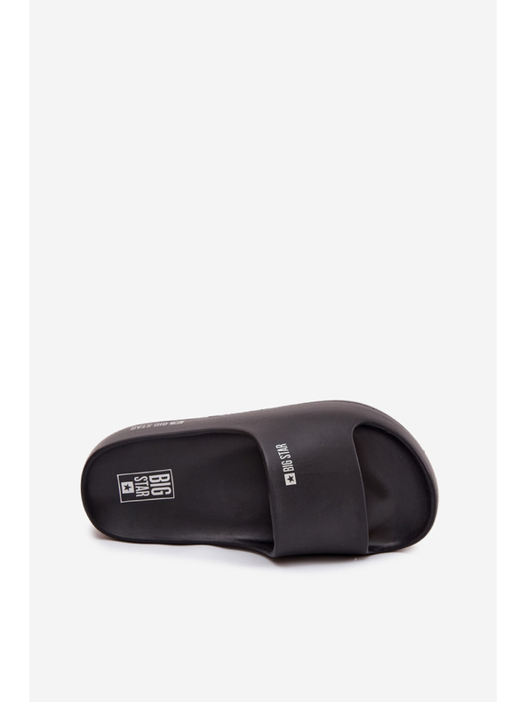 BIG STAR SHOES Ženske papuče na masivnoj platformi Big Star – crne