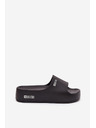 BIG STAR SHOES Ženske papuče na masivnoj platformi Big Star – crne