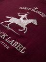 Ombre Clothing Muška dukserica s okruglim izrezom i vezom na prednjem dijelu – bordo V2 OM-SSNZ-0267 Ombre Clothing