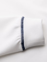 Ombre Clothing Muška dukserica s vezom i kontrastnim ovratnikom – tamno plava V1 OM-SSNZ-0269 Ombre Clothing