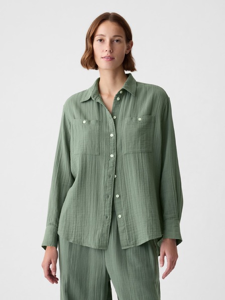 GAP Oversize muselinska košulja GAP