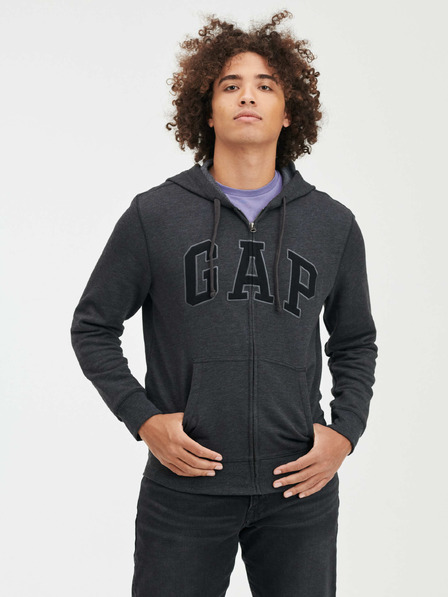 GAP Majica s patentnim zatvaračem i logom Gap