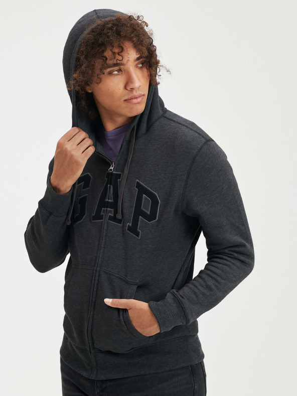 GAP Majica s patentnim zatvaračem i logom Gap