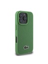Lacoste Lacoste Iconic Petit Pique Woven Logo MagSafe Stražnja Zaštita za iPhone 16 Pro Green
