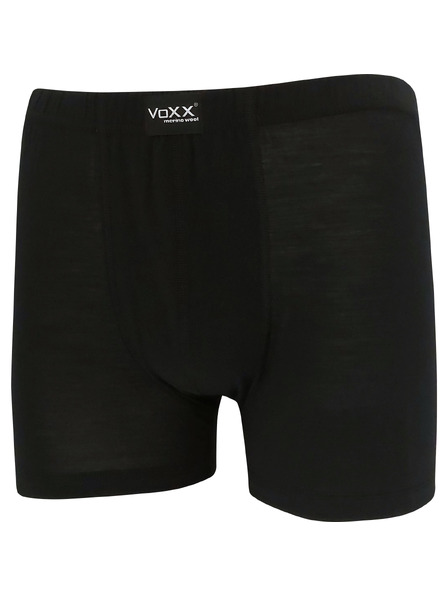 VoXX Muške bokserice VoXX MERINOWOOL crne