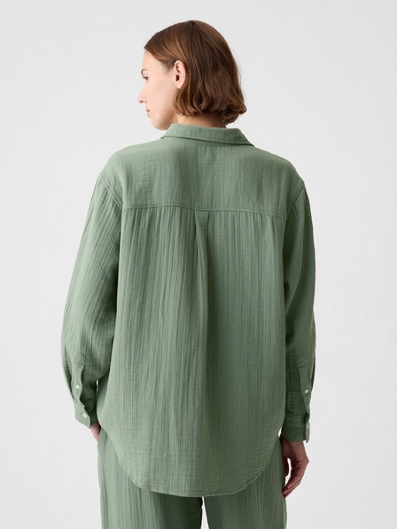 GAP Oversize muselinska košulja GAP