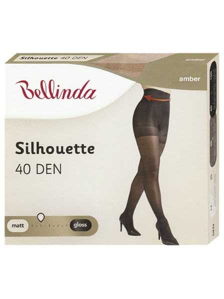 Bellinda SILHOUETTE 40 DEN - Oblikovne čarape bez pojačanog stražnjeg djela - amber